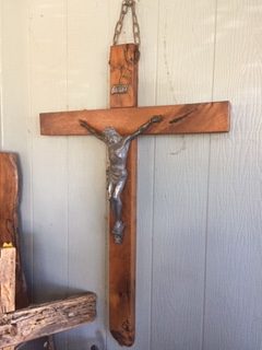 Mesquite crucifix 31" width x 47" high $300
